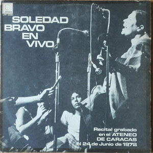 Disco Soledad Bravo En Vivo de Soledad Bravo