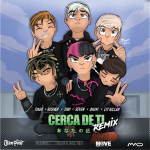 Disco Cerca de Tí (Remix) de Tiago PZK